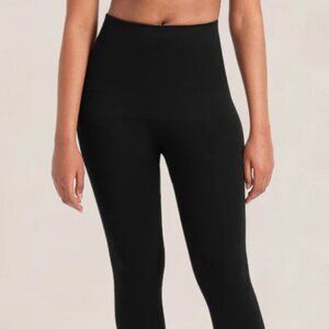 SHAPERMINT Essentials Seamless Comfort Mid-Waist Shaping Leggings BLACK - XL